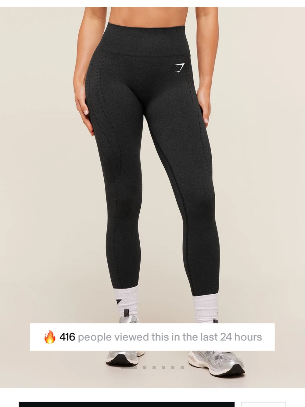 Gymshark Women’s Vital Seamless Warm High-Waist Leggings in Black